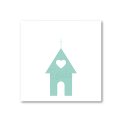 Imagen de Santitos Cuadrados Comunion Iglesia Celeste