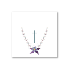 Santitos Cuadrados Comunion Ramita - tienda online