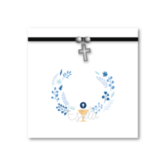 Santitos Cuadrados Caliz Corona Azul - comprar online