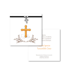 Santitos Cuadrados Cruz Ramita - Estela Kids