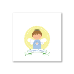 Santitos Cuadrados Angelito Celeste - tienda online