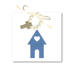 Santitos Cuadrados Comunion Iglesia Celeste - tienda online