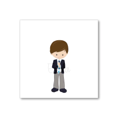 Santitos Cuadrados Comunión Niño Rosario en internet