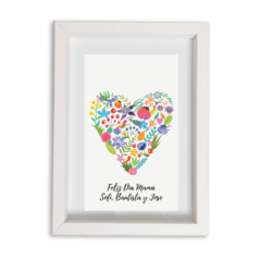 Cuadro Corazón Mamá - comprar online