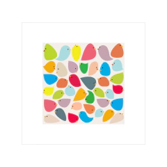 Lámina Pájaros de Colores