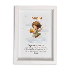 Cuadro Angelito con Estrella - comprar online