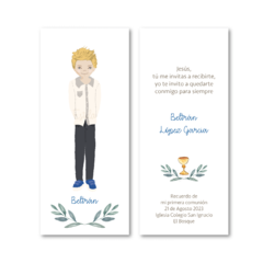 Marcadores Ilustrados Comunión Niño - comprar online