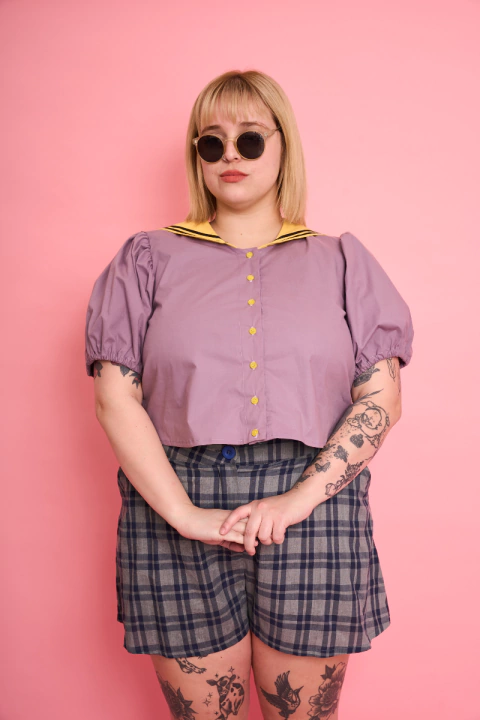 Camisa Sailor Lavanda - comprar online