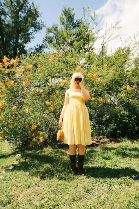 Vestido Lily Amarillo - comprar online