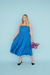 Vestido Luna Azul francia FALLA (S-M) - comprar online
