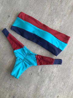 Biquíni Tricolor TQC - comprar online