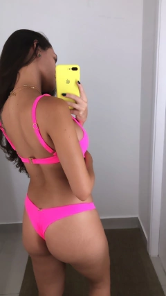 Biquíni Pink Aro Estruturado na internet