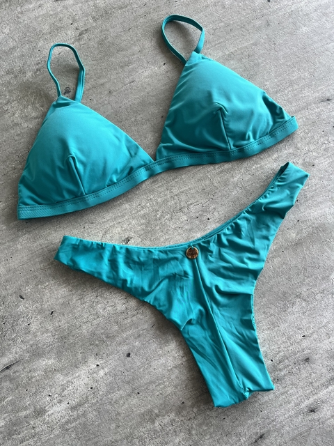 Biquíni Azul Teal Asa Delta - comprar online