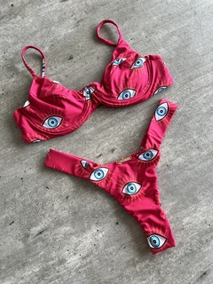 Imagem do Biquíni Olho Grego Pink Meia Taça