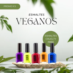 Kit 5 Esmaltes veganos - comprar online