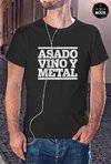 Asado, Vino y Metal