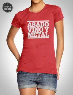 Asado, vino y metal en internet