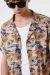Camisa Hawaii Palm Camel - comprar online