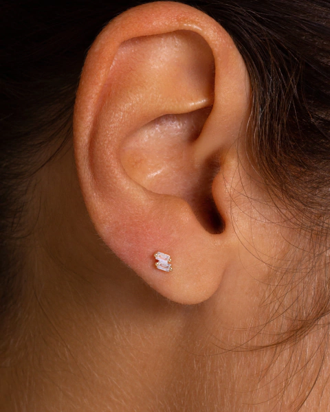 EL CRISTALITO MICRO GOLD STUD (X1)