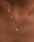 COLLAR SILVER CRYSTAL DOWNTOWN - tienda online