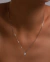COLLAR SILVER CRYSTAL DOWNTOWN - VADEKA