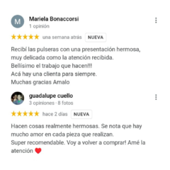 Pulsera Estella > Mostacilla Checa Negra + Estrella Celeste - comprar online