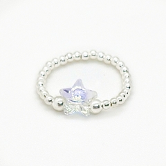 Anillo De Plata #2 + Estrella Cristal