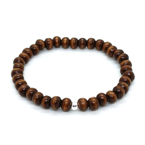 Pulsera Donas #4 madera