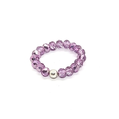 Anillo De Cristal #4 Lila