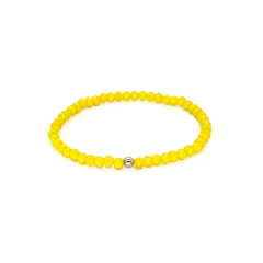 Pulsera Cristal #4 Amarillo