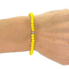 Pulsera Cristal #4 Amarillo en internet