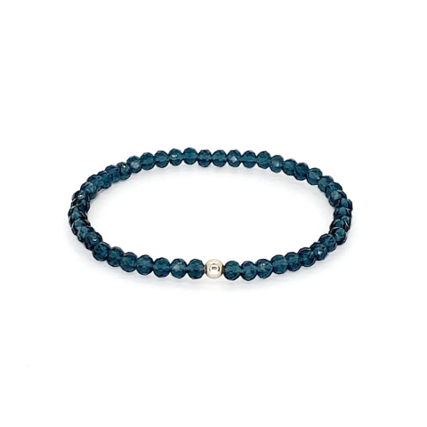 Pulsera Cristal #4 Gris Humo - comprar online