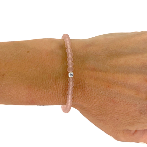 Pulsera Cristal #4 Salmón Opaco - comprar online