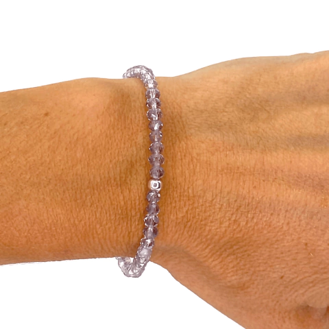 Pulsera Cristal #4 Lavanda | AMALO - comprar online