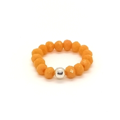 Anillo De Cristal #4 Naranja