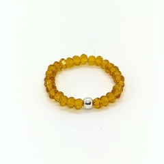 Anillo De Cristal #2 Caramelo
