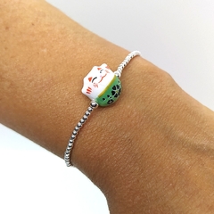Pulsera NEKO Verde > Plata #2/#3 (Ed. Limitada) - comprar online