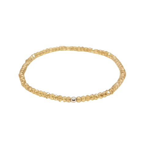 Pulsera Cristal #2 Champagne | AMALO - comprar online