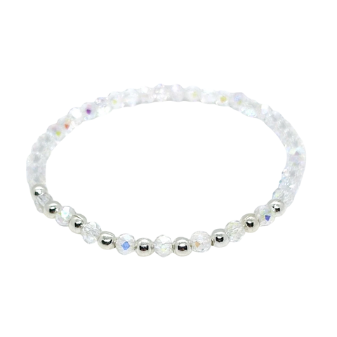 Pulsera Pecas > Cristal #4 Boreal + Plata #4 | AMALO - comprar online