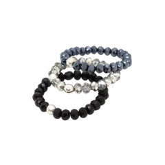 Mix Enora: 3 Anillos de Cristal Elastizados | AMALO - comprar online