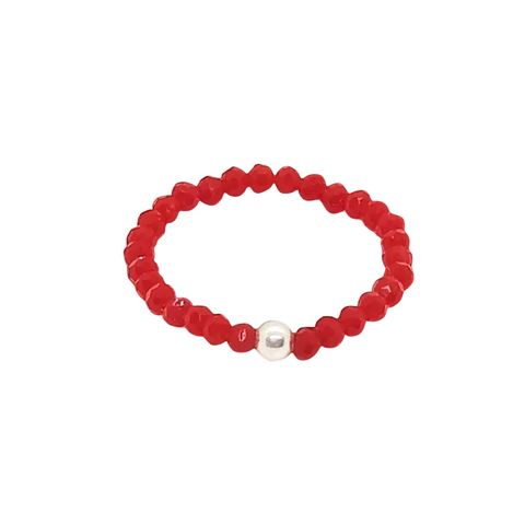 Anillo De Cristal #2 Rojo | AMALO - comprar online