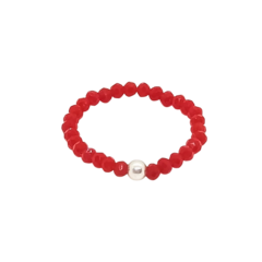 Anillo De Cristal #2 Rojo | AMALO - comprar online