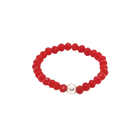 Anillo De Cristal #2 Rojo | AMALO - comprar online