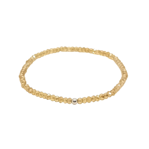 Pulsera Cristal #2 Champagne | AMALO - comprar online