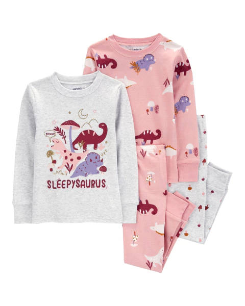 Talle: 12 Meses Carter's - Algodón - Pijama 4 Piezas - comprar online