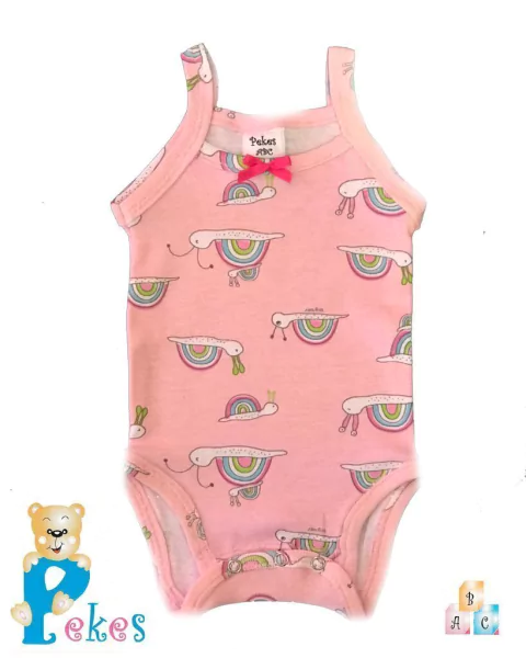 Talle: 3 Meses - PekesABC - Body sin mangas