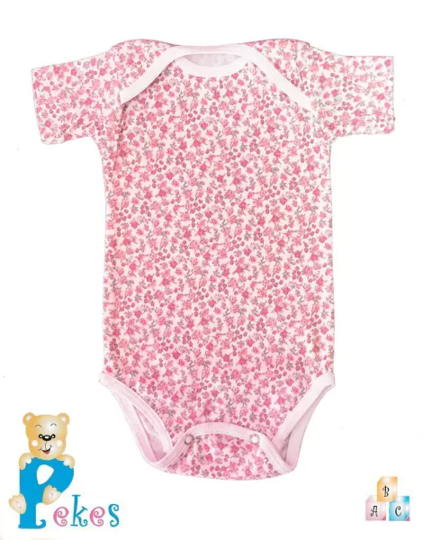 Talle: 12 meses - PekesABC - Body manga corta