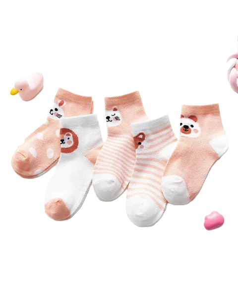 Talle: 3 Meses - PekesABC - Set de 5 pares de medias - Fox - comprar online