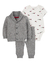 Talle: 24 Meses - Carter's - Algodón Entallado- Set de 3 Piezas - comprar online
