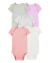 Talle: 3, 18 y 24 Meses Carter's - Set de 5 Body's - Algodón - Lila Liso - comprar online